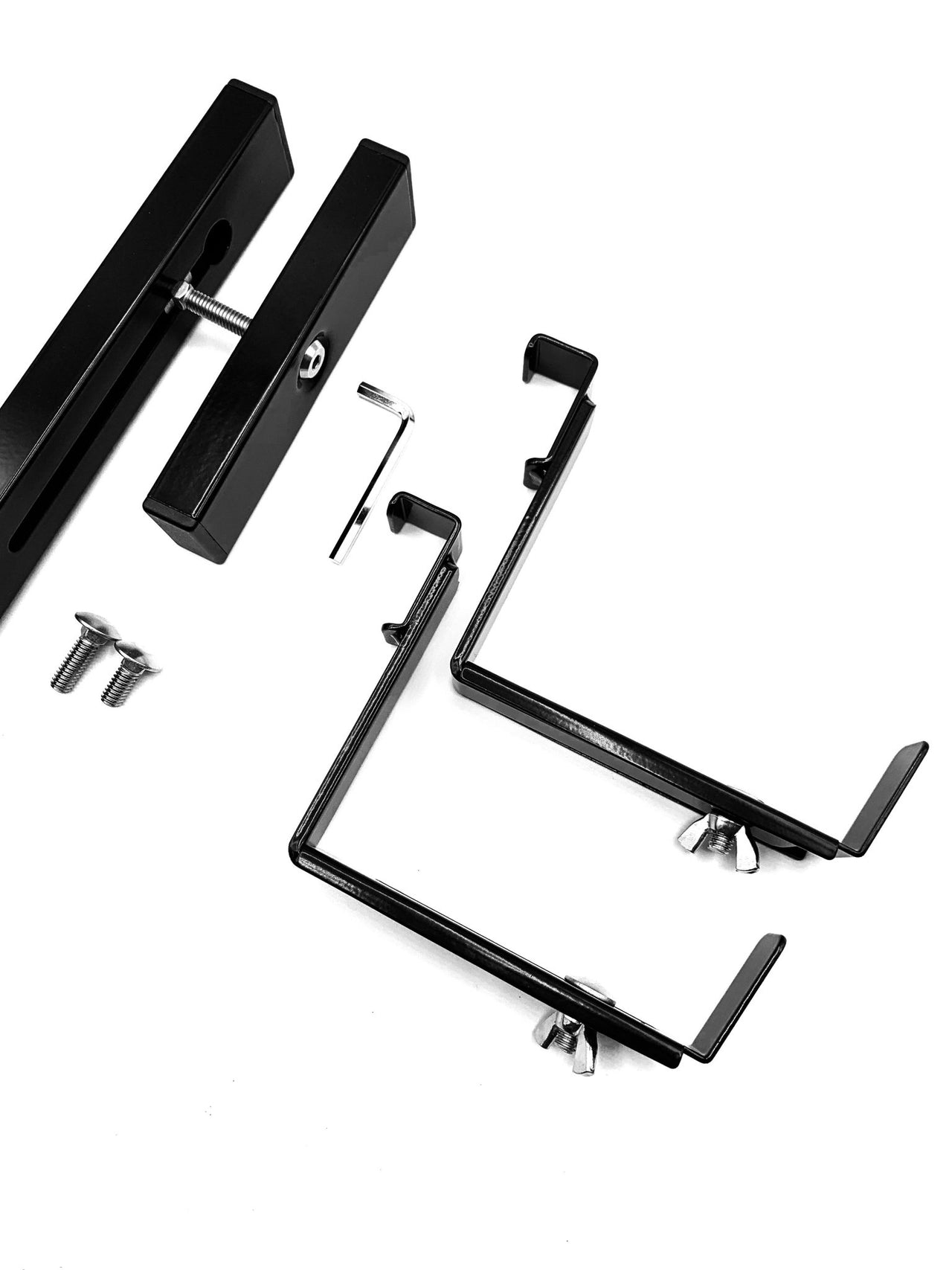 Adjustable Universal Brackets &  Mounting Rail Kit.