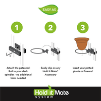 Thumbnail for Container Ring Kit with Mounting Rail - Hold It Mate