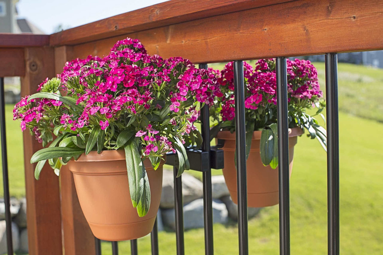 plant pots for deck railing 6" Mounting Rail (RAIL KIT Only)